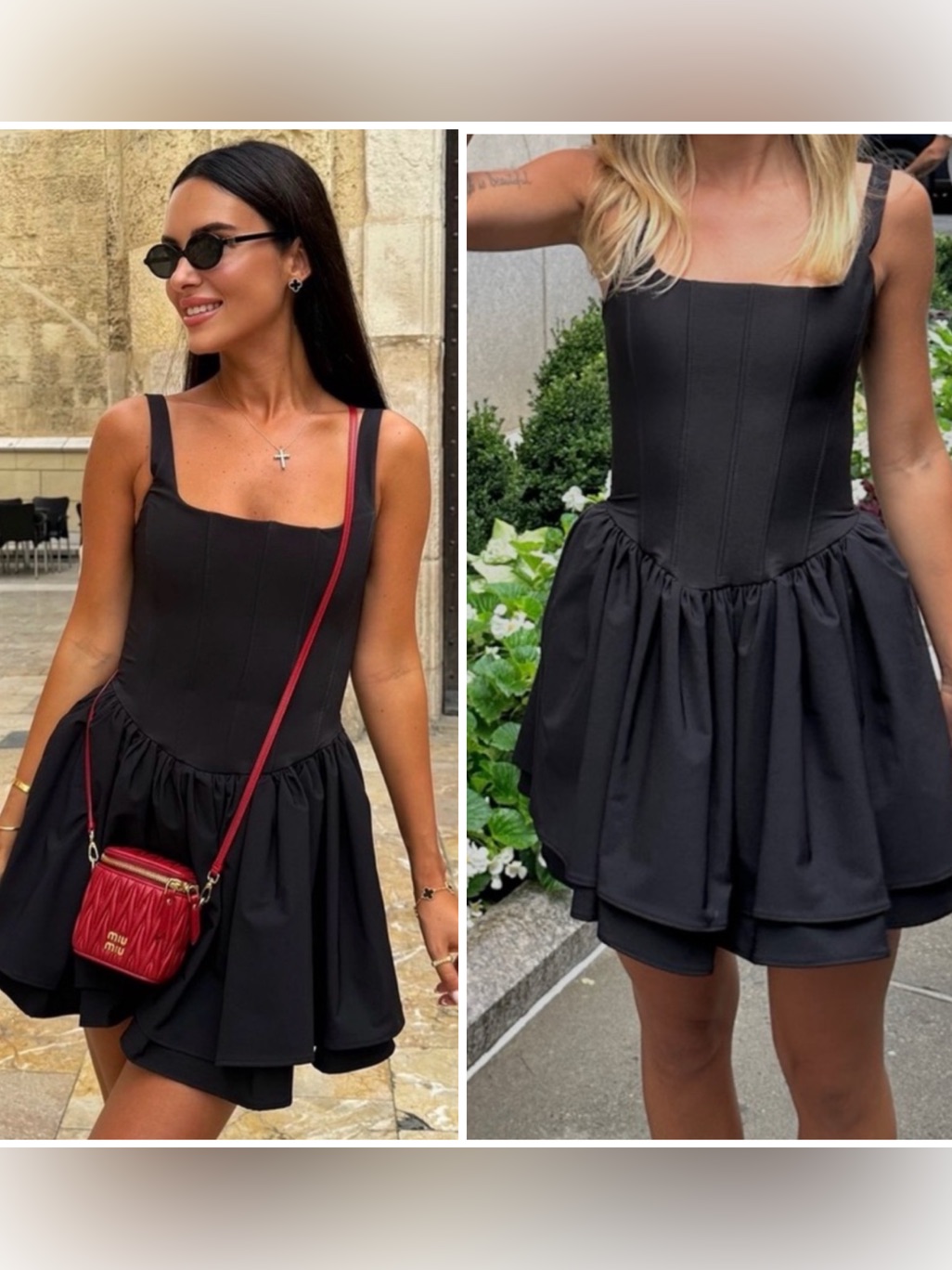 Zara Ruched Corset Dress In Black Size Xs Blogger Favorite Summer Party Sexy